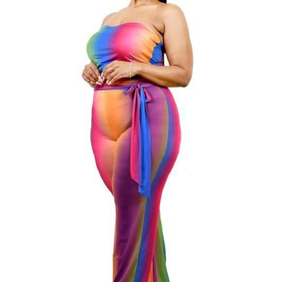 Good Karma Two Piece Set (Plus Size) 1x 2x 3x - Picture 3 of 3